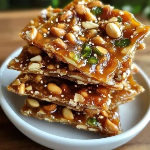 Delicious Jalapeño Peanut Brittle with a spicy twist