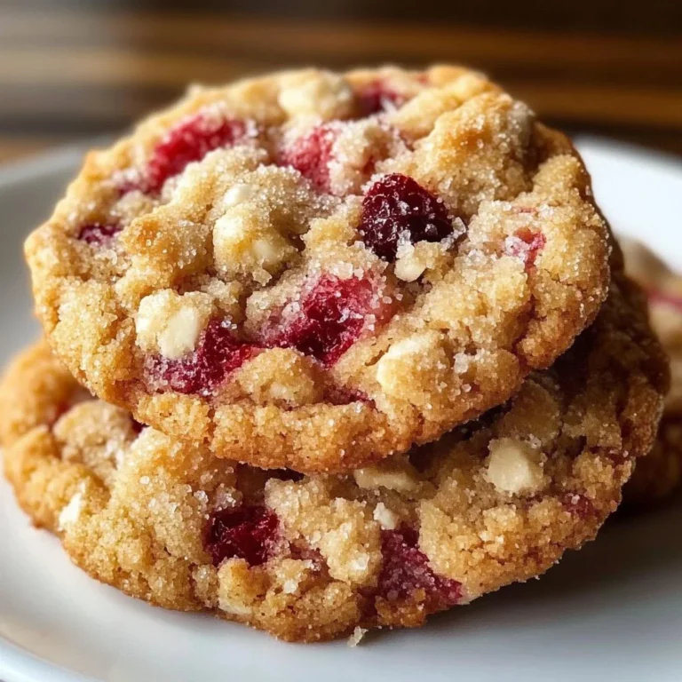 Delicious strawberry crunch cookies with a crispy topping and fresh strawberries