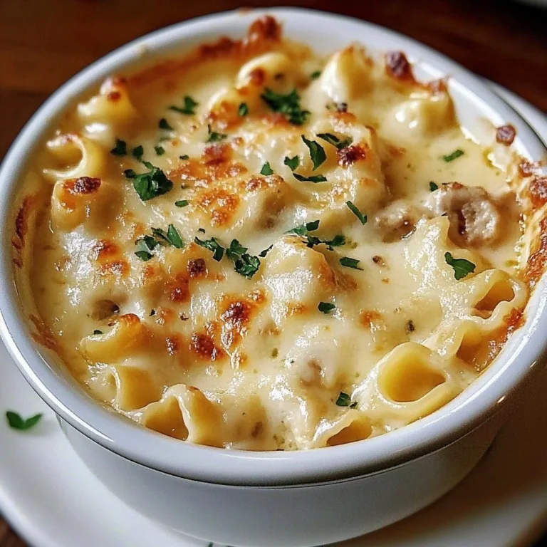 A delicious bowl of white lasagna soup with creamy sauce and lasagna noodles.