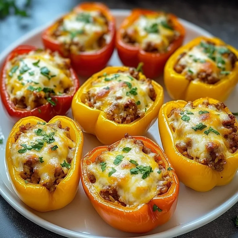 Savory stuffed mini bell peppers recipe for flavor lovers
