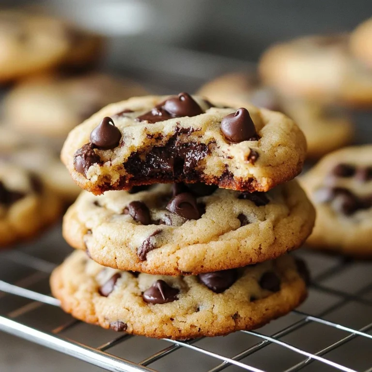 Cheesecake stuffed chocolate chip cookies with a creamy center and crispy edges.