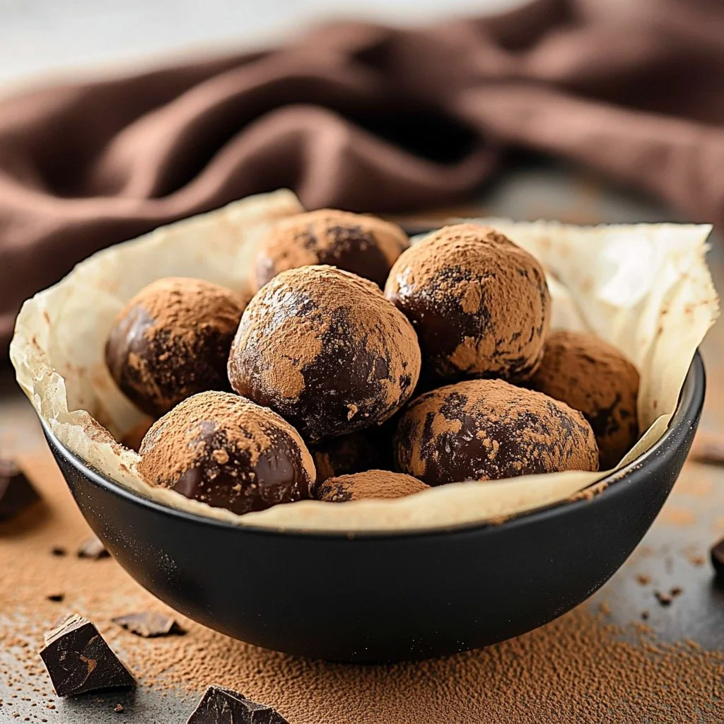 Easy avocado chocolate truffles made with creamy avocados and rich chocolate.