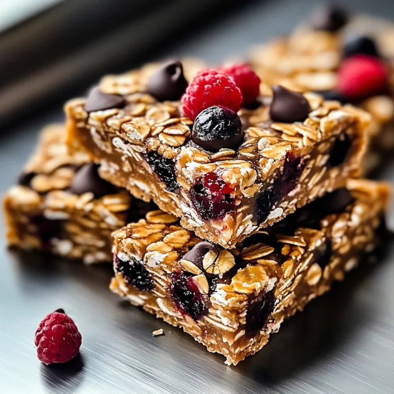 Delicious no bake granola bars topped with nuts and dried fruits