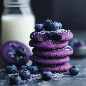Delicious Blueberry Heaven Cookies with fresh blueberries and a soft texture