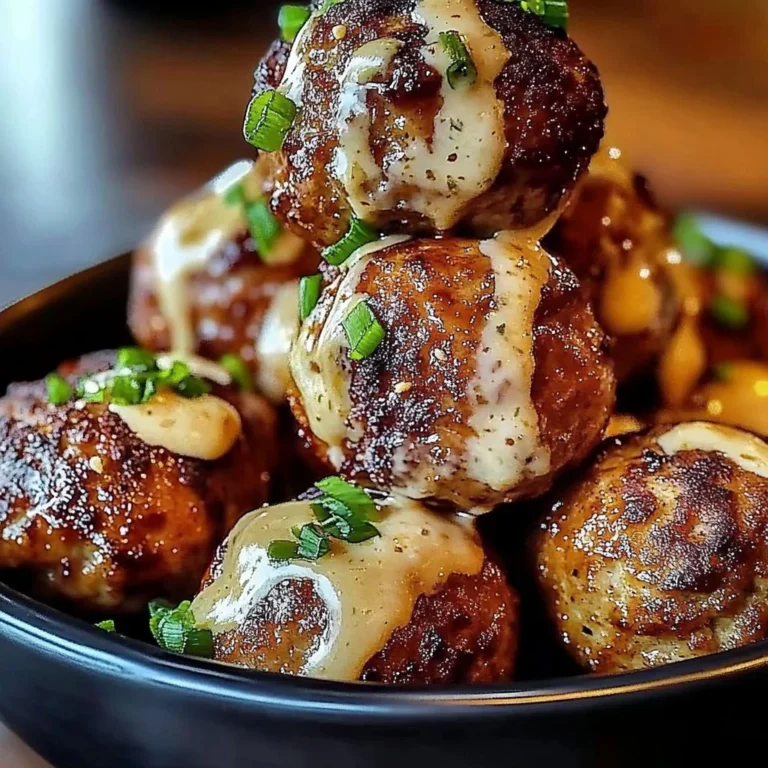 Korean BBQ meatballs served with spicy mayo dip on a plate