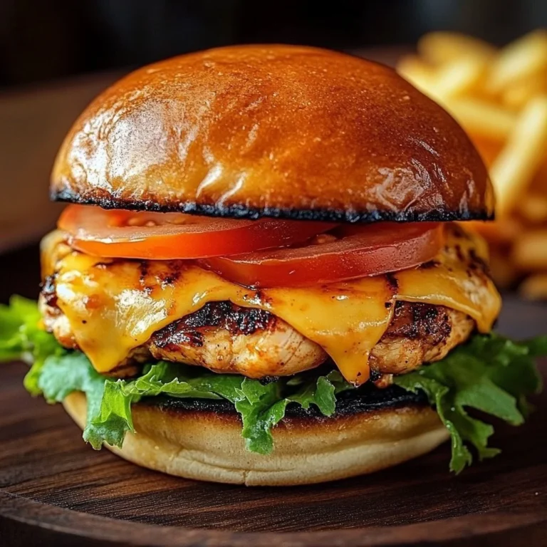Delicious Spicy Chipotle Chicken Burger topped with zesty sauce and fresh ingredients